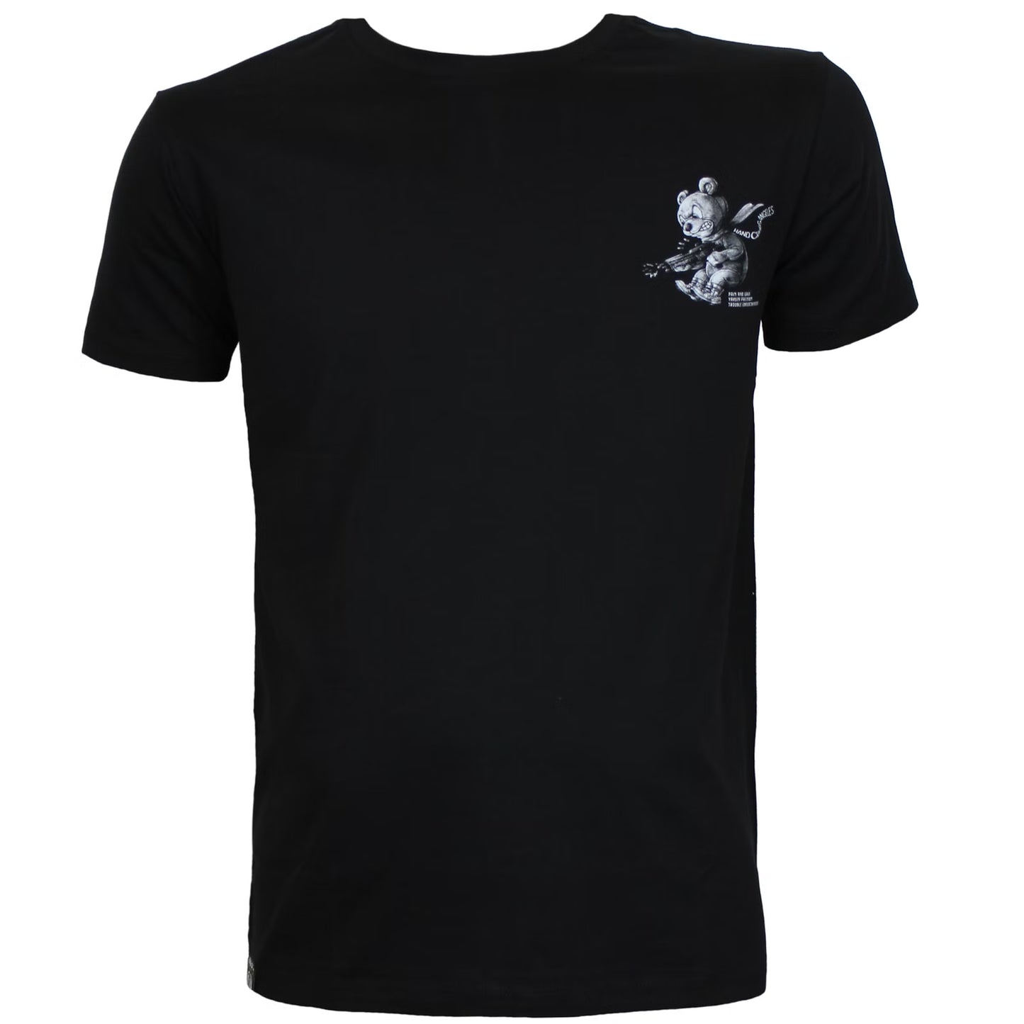 Yakuza Premium T-Shirt in schwarz mit grossem, detailreichem Rückenprint und kleinem Logo auf der linken Brust.