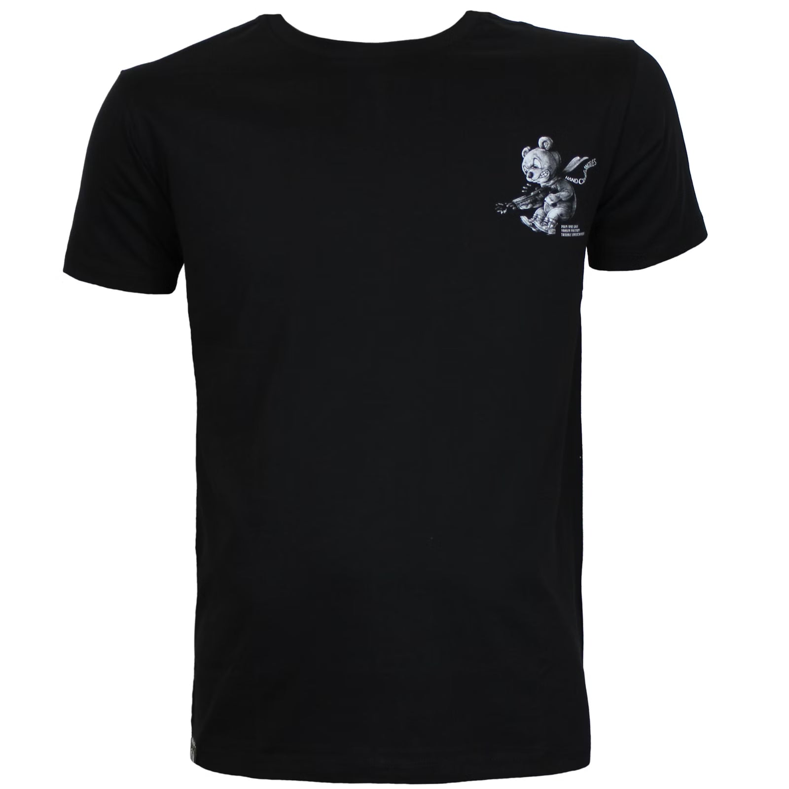 Yakuza Premium T-Shirt in schwarz mit grossem, detailreichem Rückenprint und kleinem Logo auf der linken Brust.