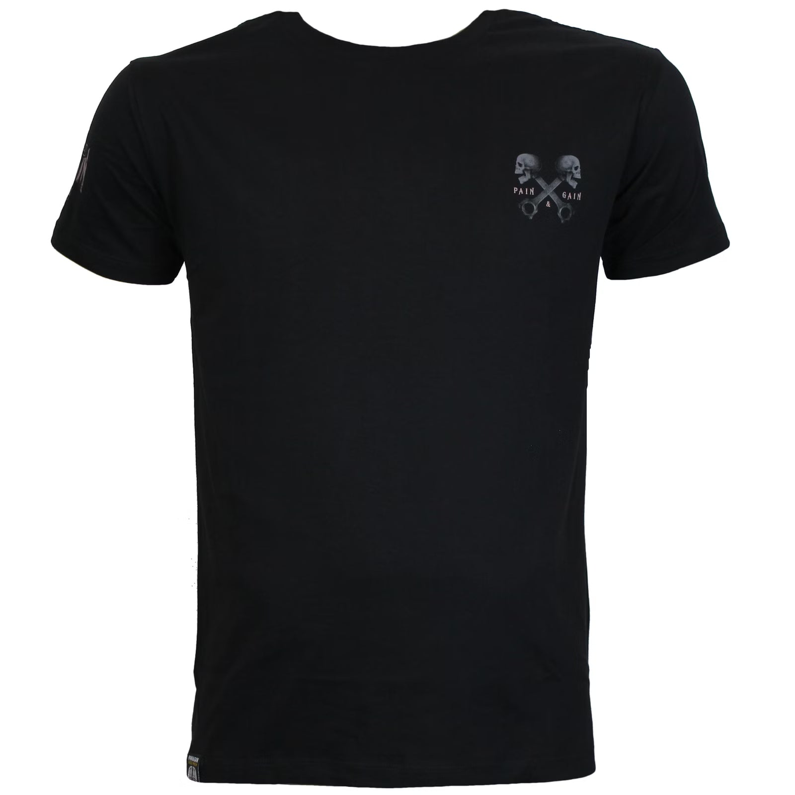 Yakuza Premium 3915 T-Shirt aus 100 % Baumwolle mit kleinem Brustprint vorn und grossem Rückenprint.