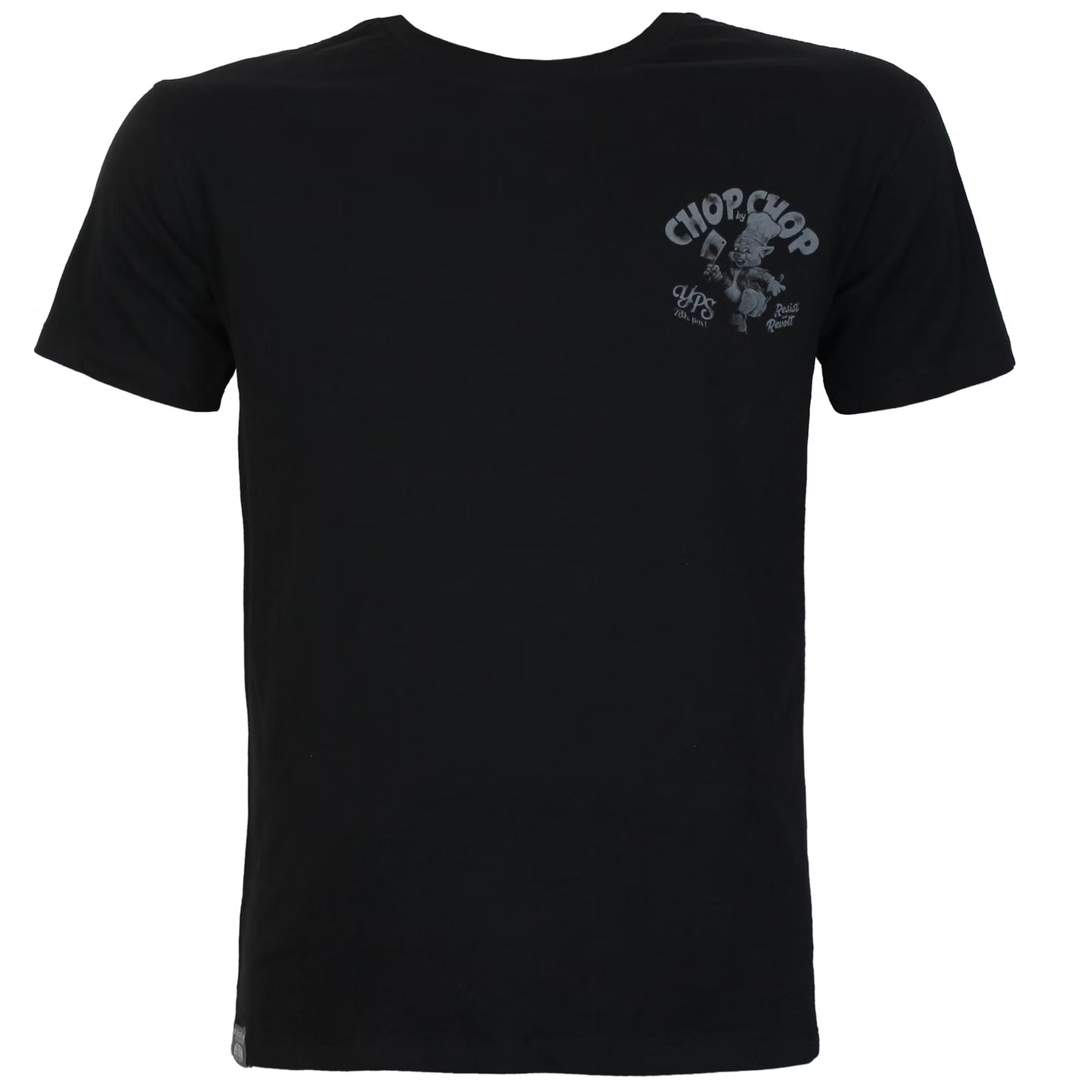 Schwarzes Yakuza Premium T-Shirt mit Brustprint und grossem Rückenprint