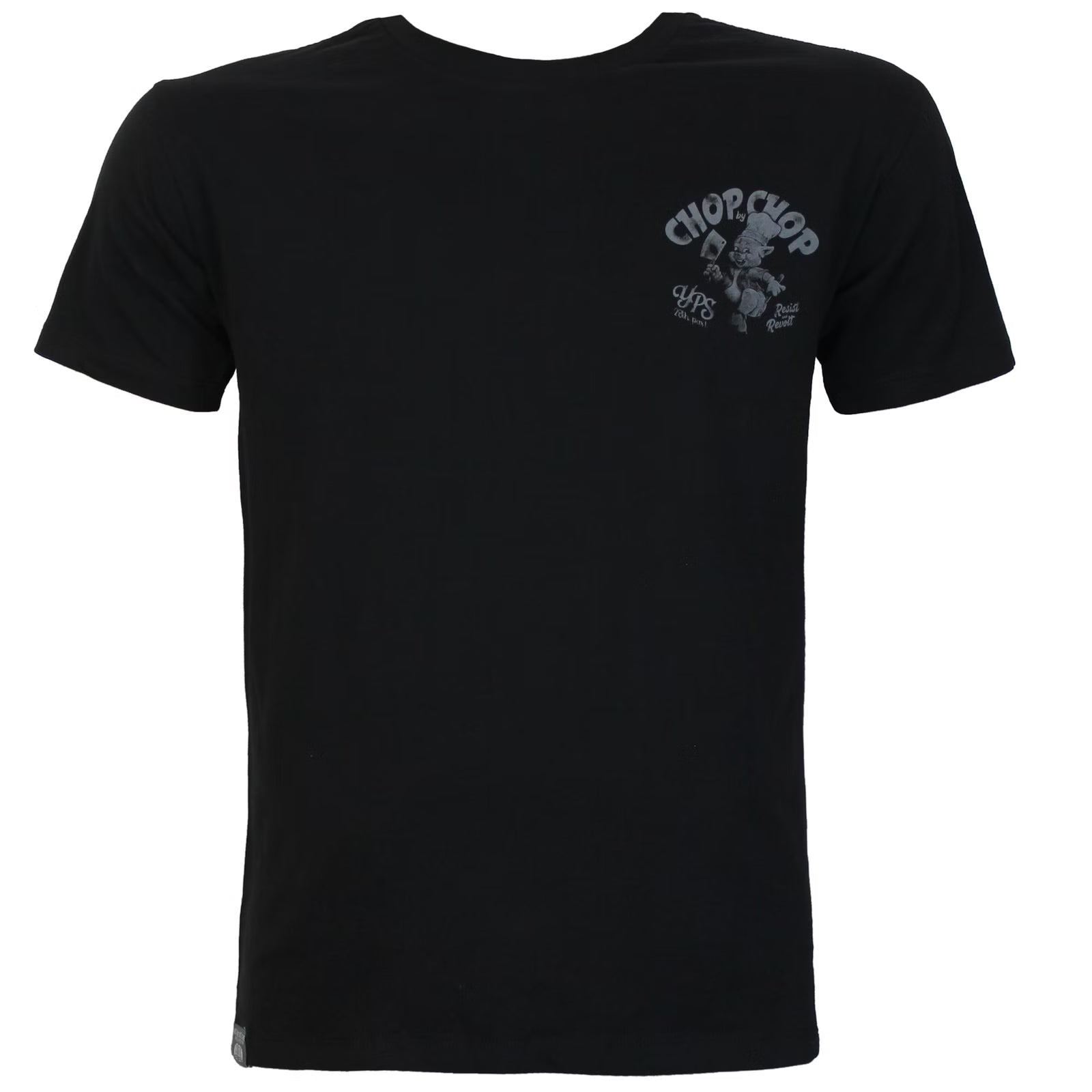 Schwarzes Yakuza Premium T-Shirt mit Brustprint und grossem Rückenprint