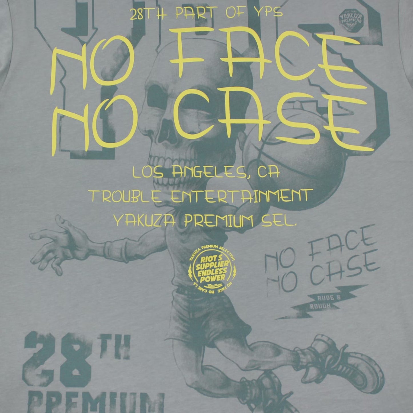 Hochwertige 180g Pima-Baumwolle und verstärkte Nähte beim mint Yakuza Premium T-Shirt.
