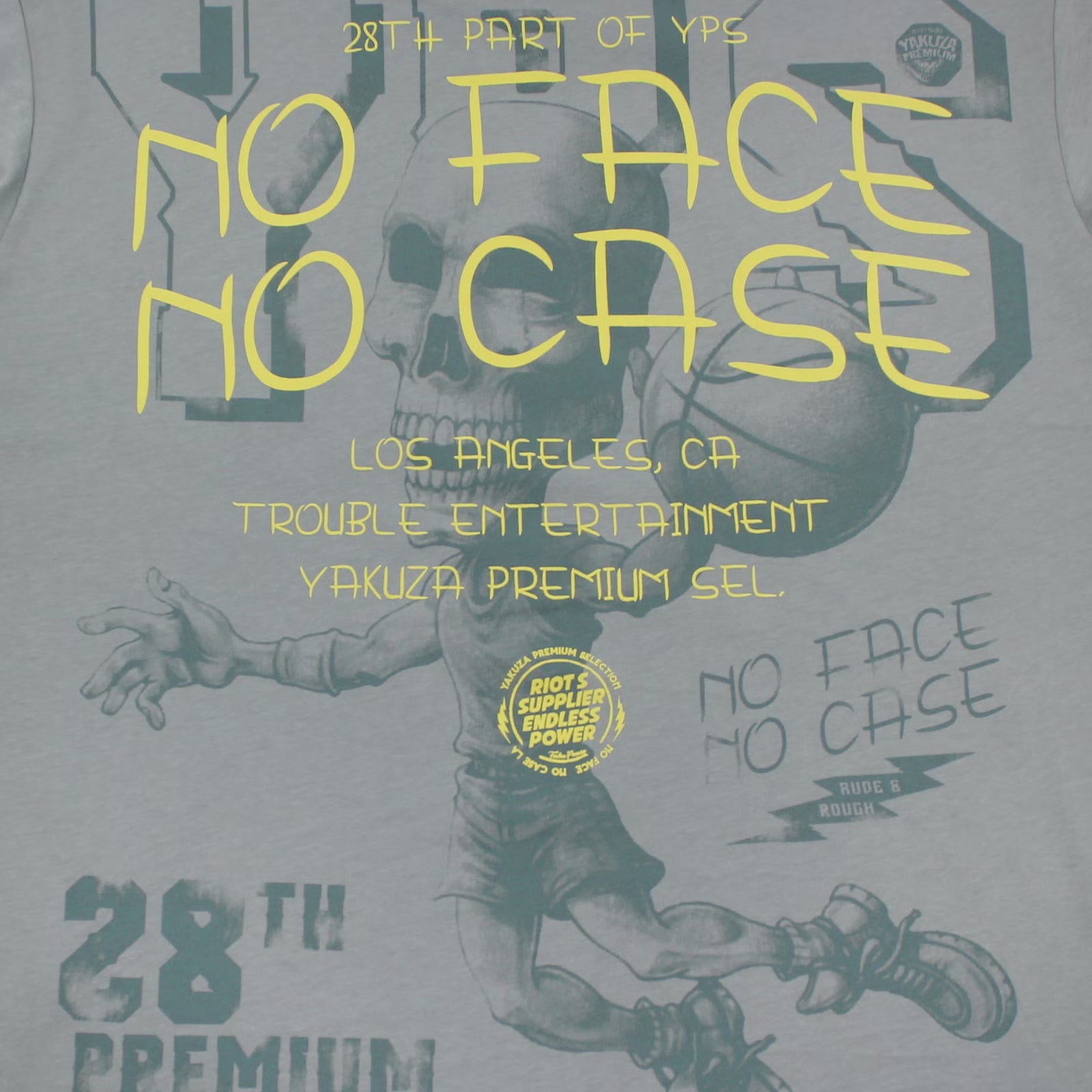 Hochwertige 180g Pima-Baumwolle und verstärkte Nähte beim mint Yakuza Premium T-Shirt.