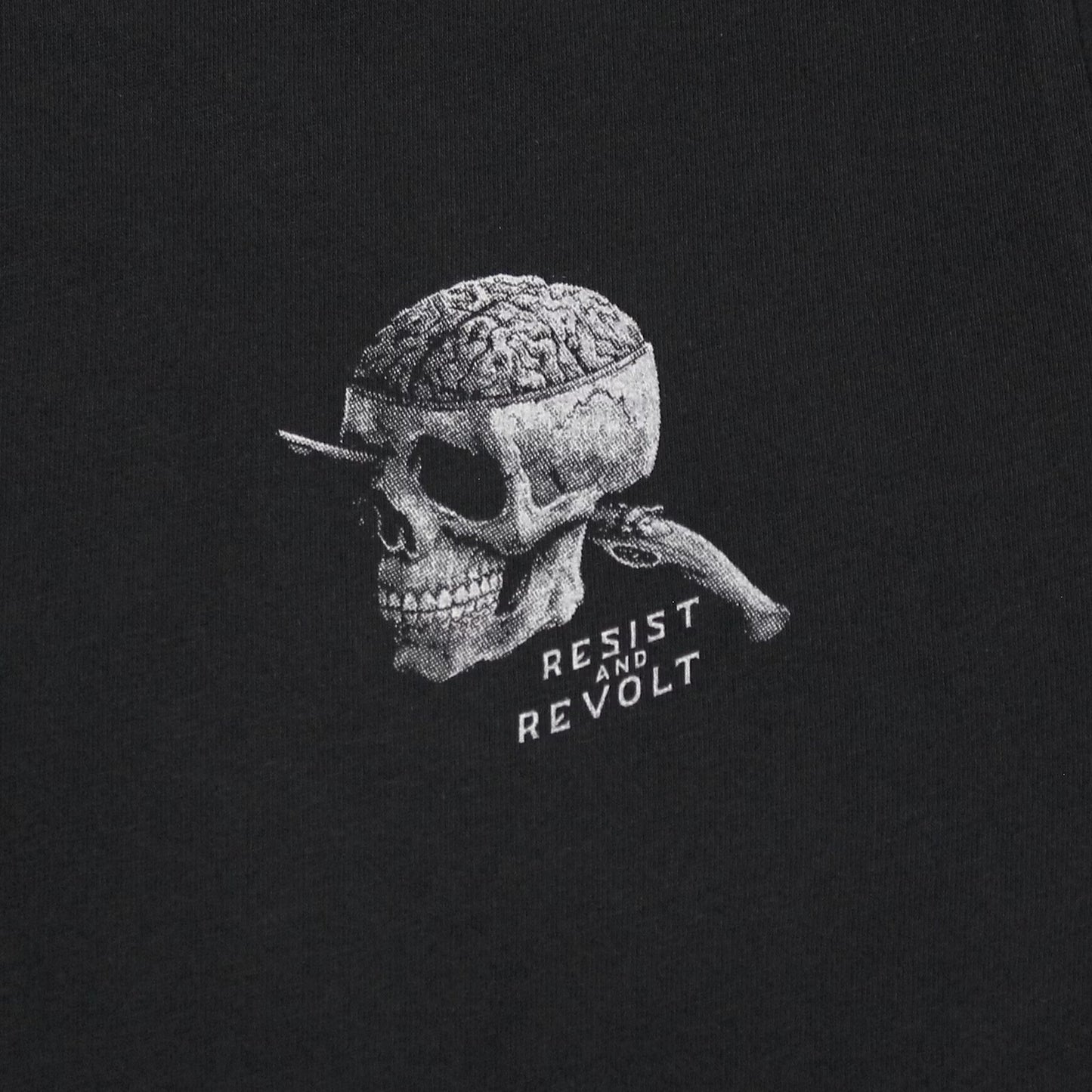 Schwarzes Yakuza Premium T-Shirt mit Brustprint und grossem Rückenprint