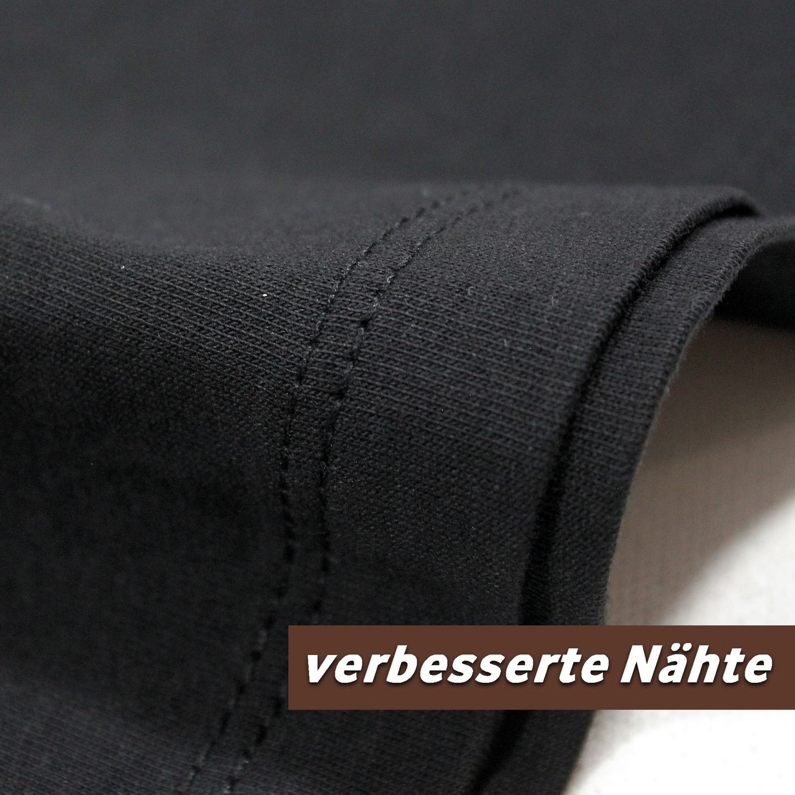 Yakuza T-Shirt in Schwarz aus weicher Pima-Baumwolle mit großem wütenden Affenprint und Rücken-Schriftz