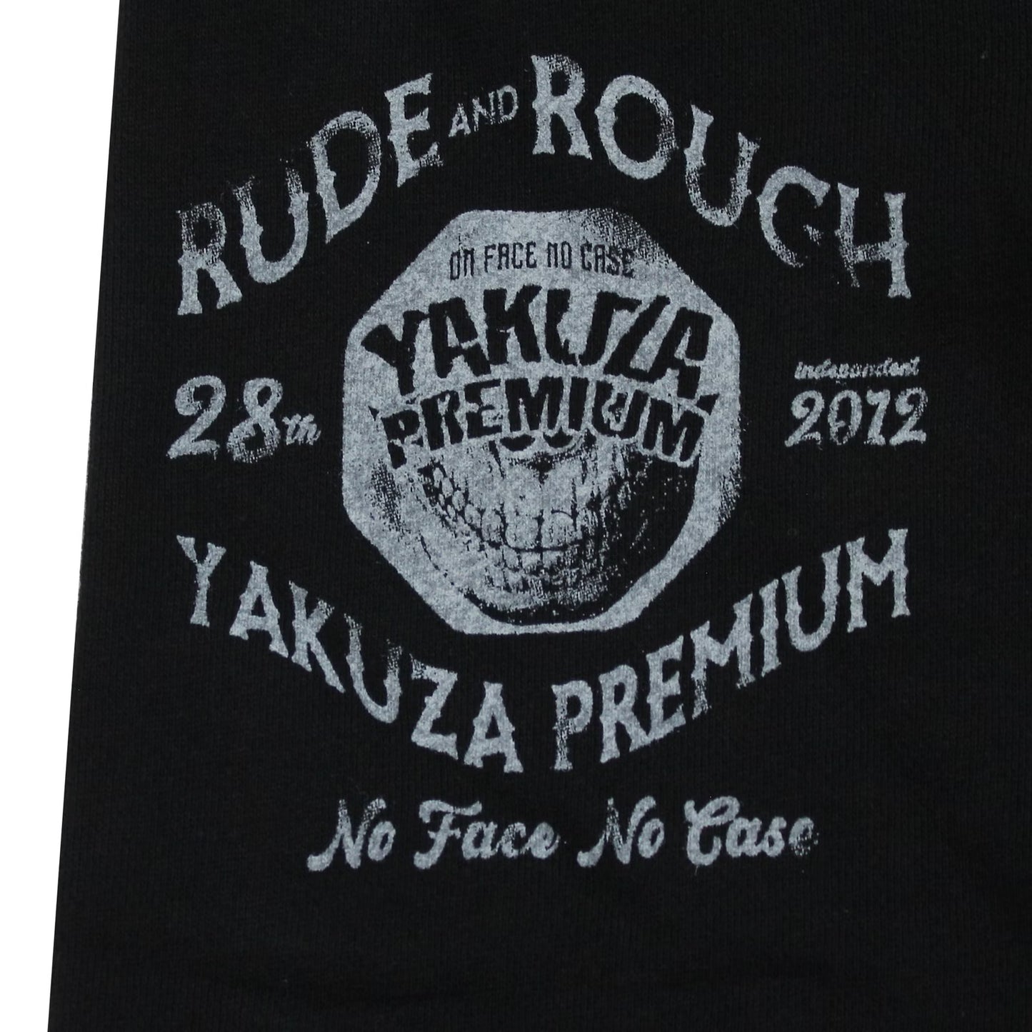 Yakuza Premium Special Sweatjacke schwarz mit Runddruck und Kapuze
