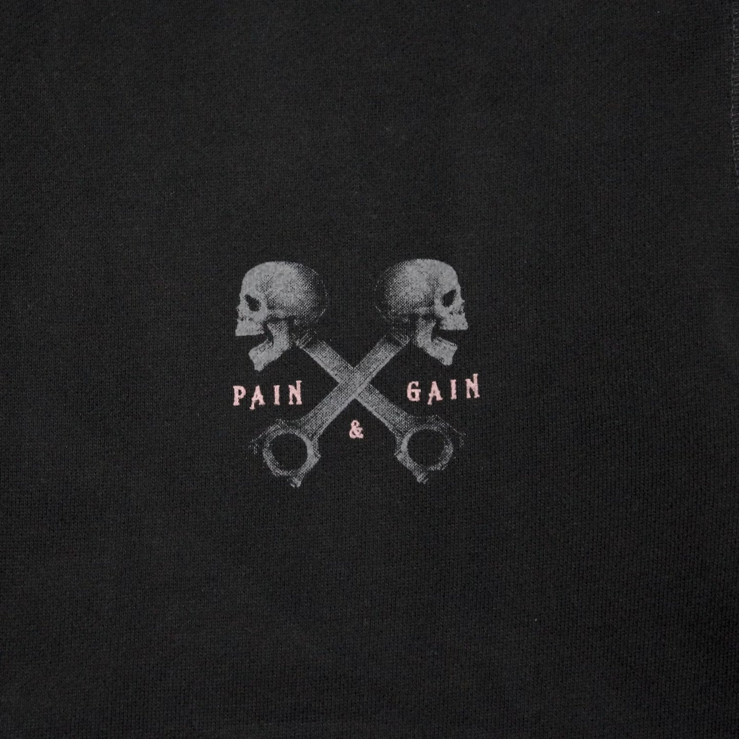 Yakuza Premium Sweatjacke YPHZ 3925 C in Schwarz mit Kapuze, Frontprints & Rückenmotiv