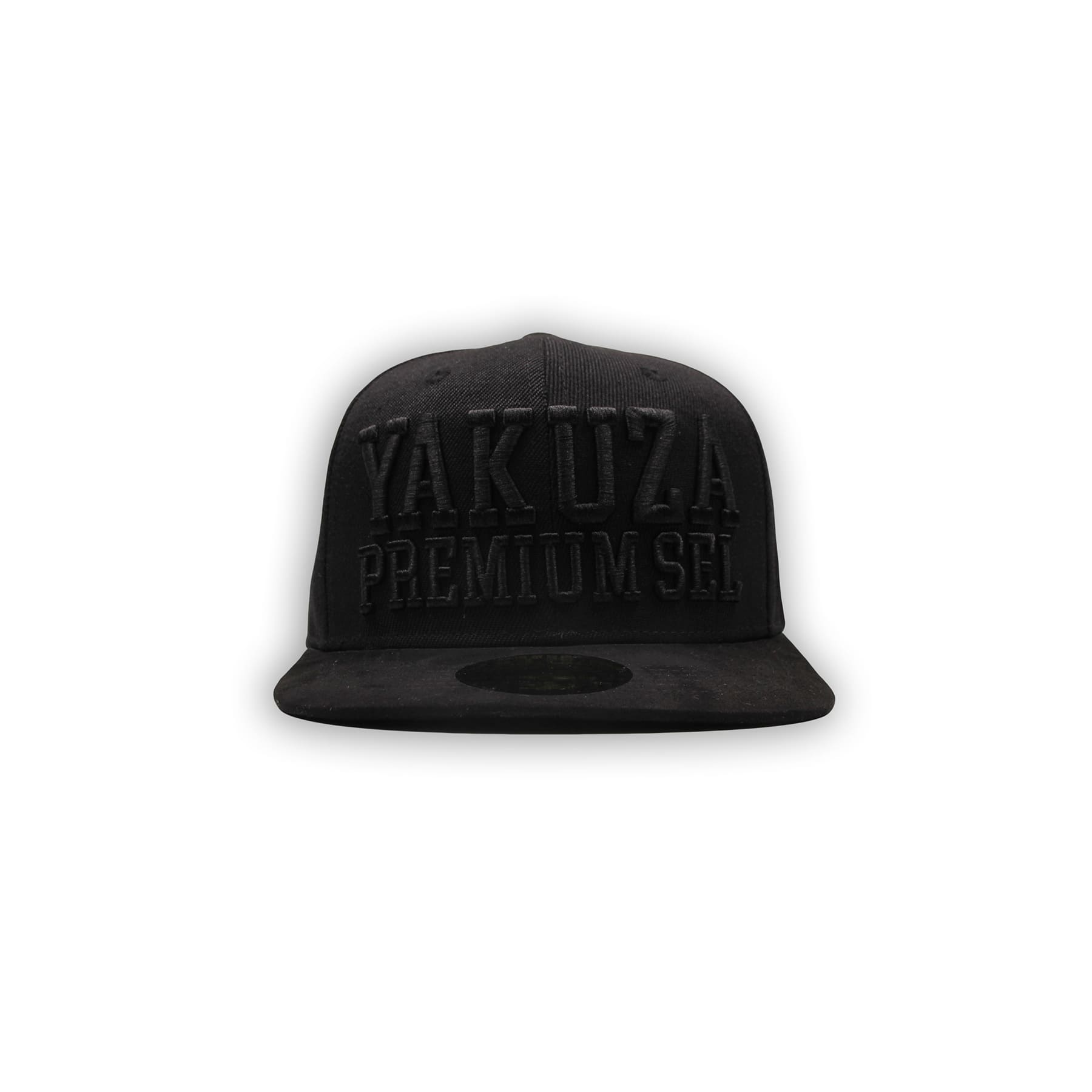 Yakuza Premium Basecap 3373 schwarz mit 3D Stickerei und verstellbarem Snapback