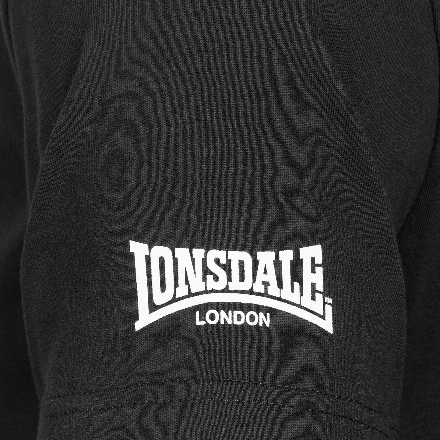 Lonsdale 114063 Bylchau T-Shirt Doppelpack Schwarz/Weiss