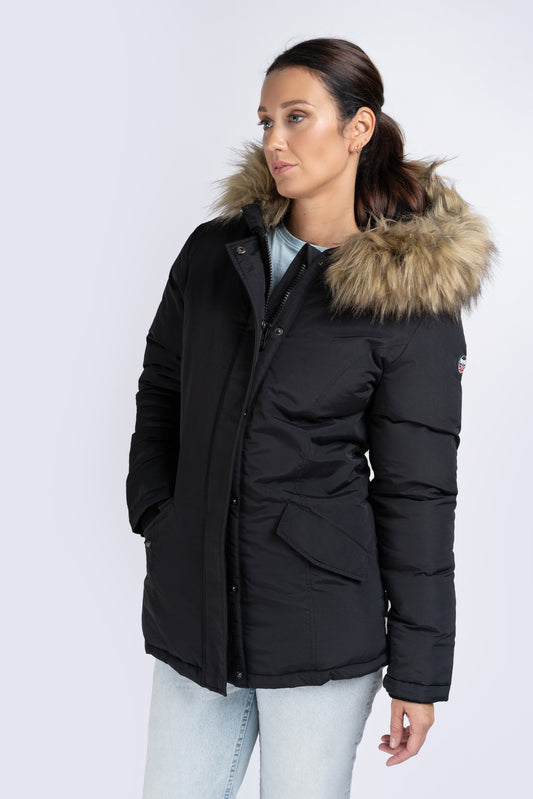 Lonsdale London Ladies 116065 Kimmeridge Parka Schwarz