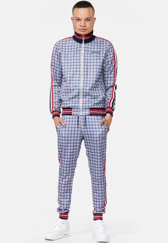 Lonsdale 117116 Burmarsh Jogginganzug Blau/Weiss/Rot