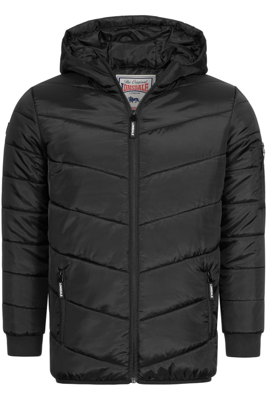 Lonsdale 117341 Kids Kinderjacke Bryngwyn Schwarzyn