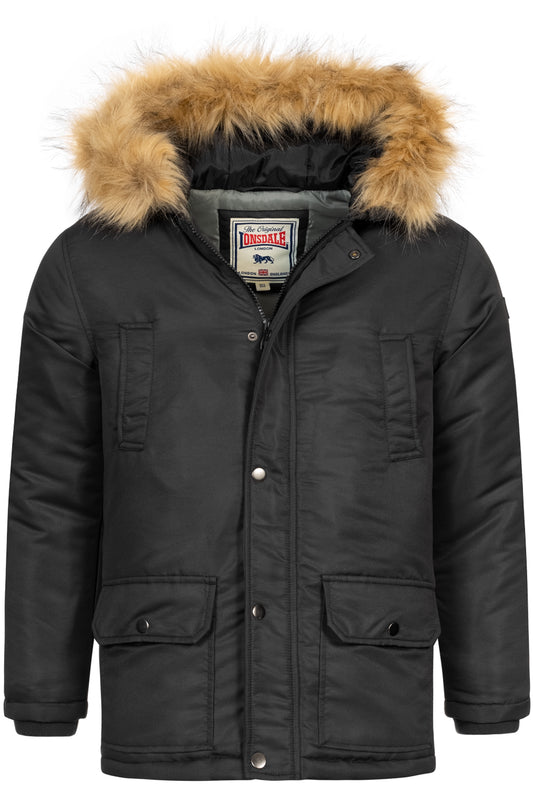 Lonsdale 117342 Kids Kinderjacke Rothley Schwarz