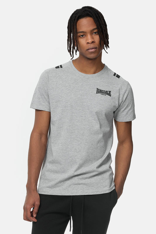 Lonsdale 117364 Culrain T-Shirt Marl Grey