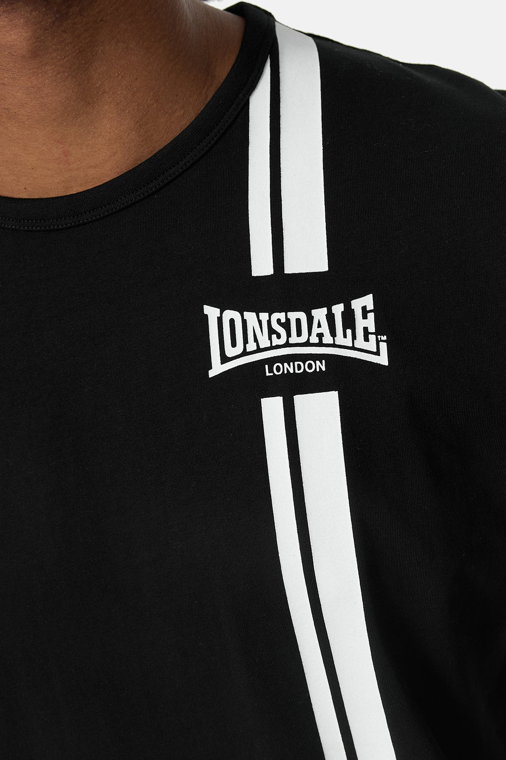 Lonsdale 117367 Inverbroom T-Shirt Schwarz
