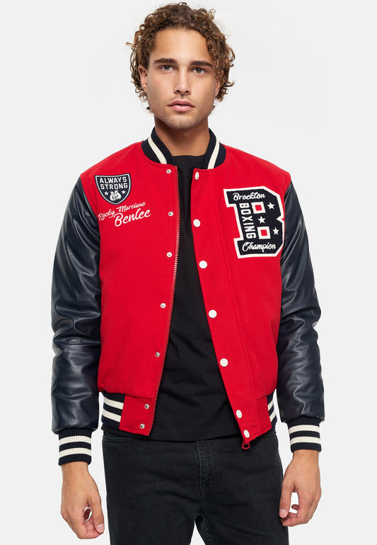 BENLEE 190690 Newark College Jacke Rot