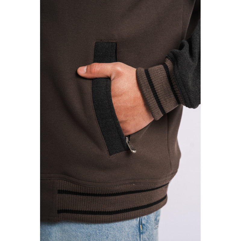 Wu Wear Grains Melton Jacke - Wu-Tang Clan Grau