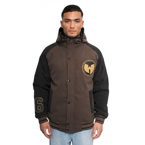 Wu Wear Grains Melton Jacke - Wu-Tang Clan Grau