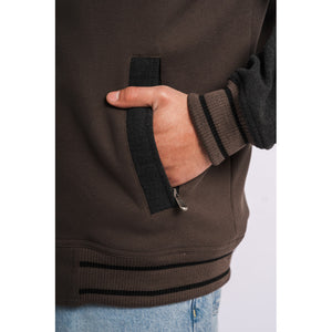 Wu Wear Grains Melton Jacke - Wu-Tang Clan Grau