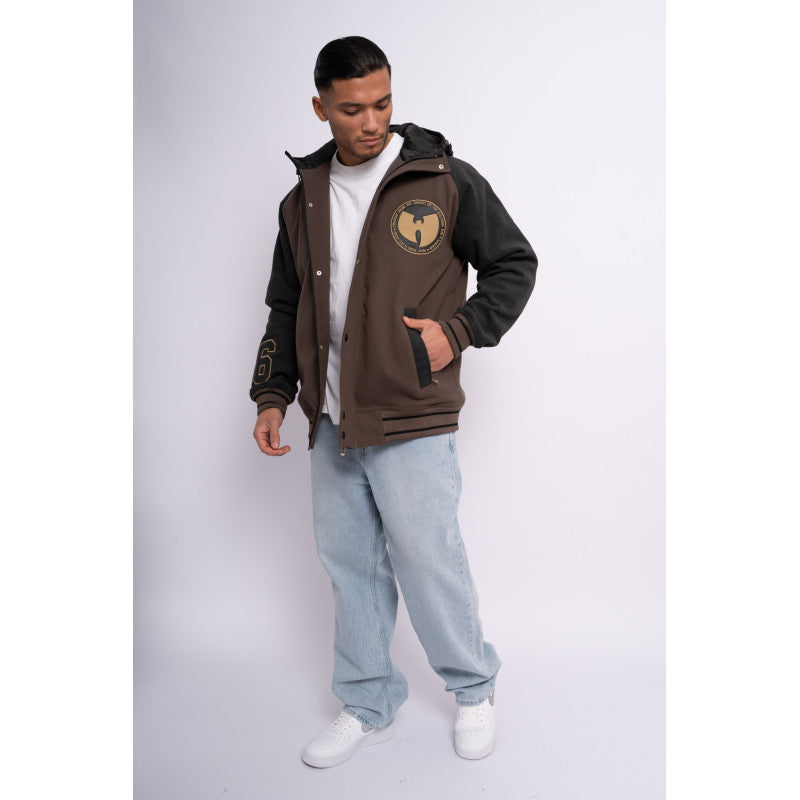 Wu Wear Grains Melton Jacke - Wu-Tang Clan Grau