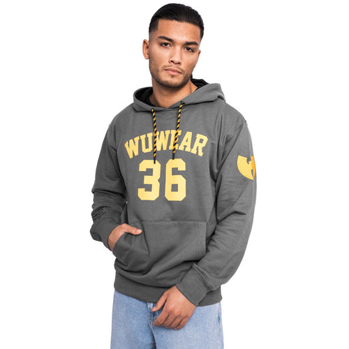 Wu Wear Wu 36 Block Hoodie Grau Wu-Tang Clan