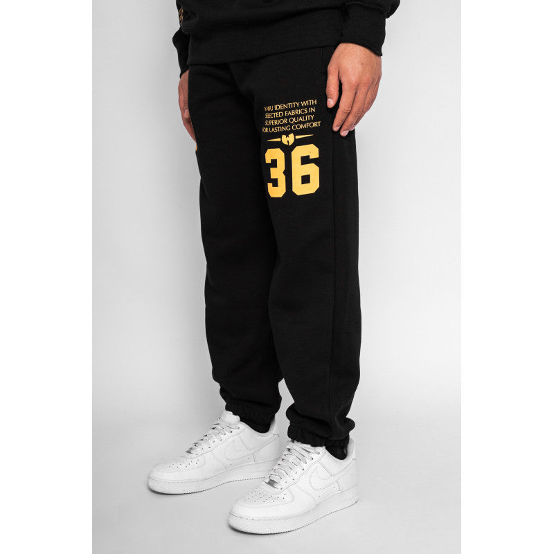 Wu Wear Wu 36 Block Sweatpant Schwarz - Wu-Tang Clan