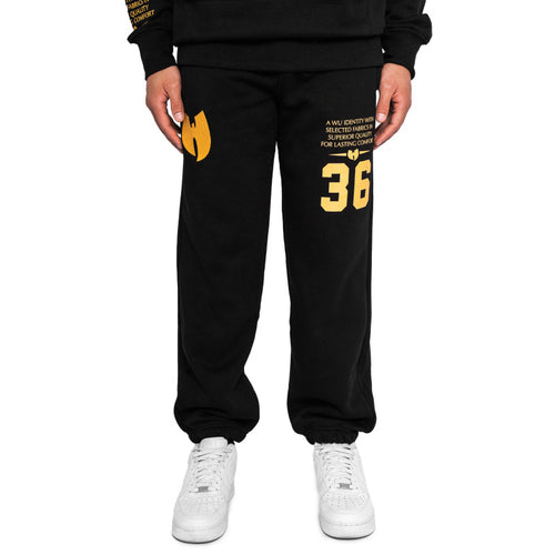 Wu Wear Wu 36 Block Sweatpant Schwarz - Wu-Tang Clan