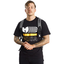 Laden Sie das Bild in den Galerie-Viewer, Wu Wear WUSA T-Shirt Schwarz
