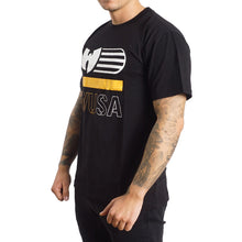 Laden Sie das Bild in den Galerie-Viewer, Wu Wear WUSA T-Shirt Schwarz
